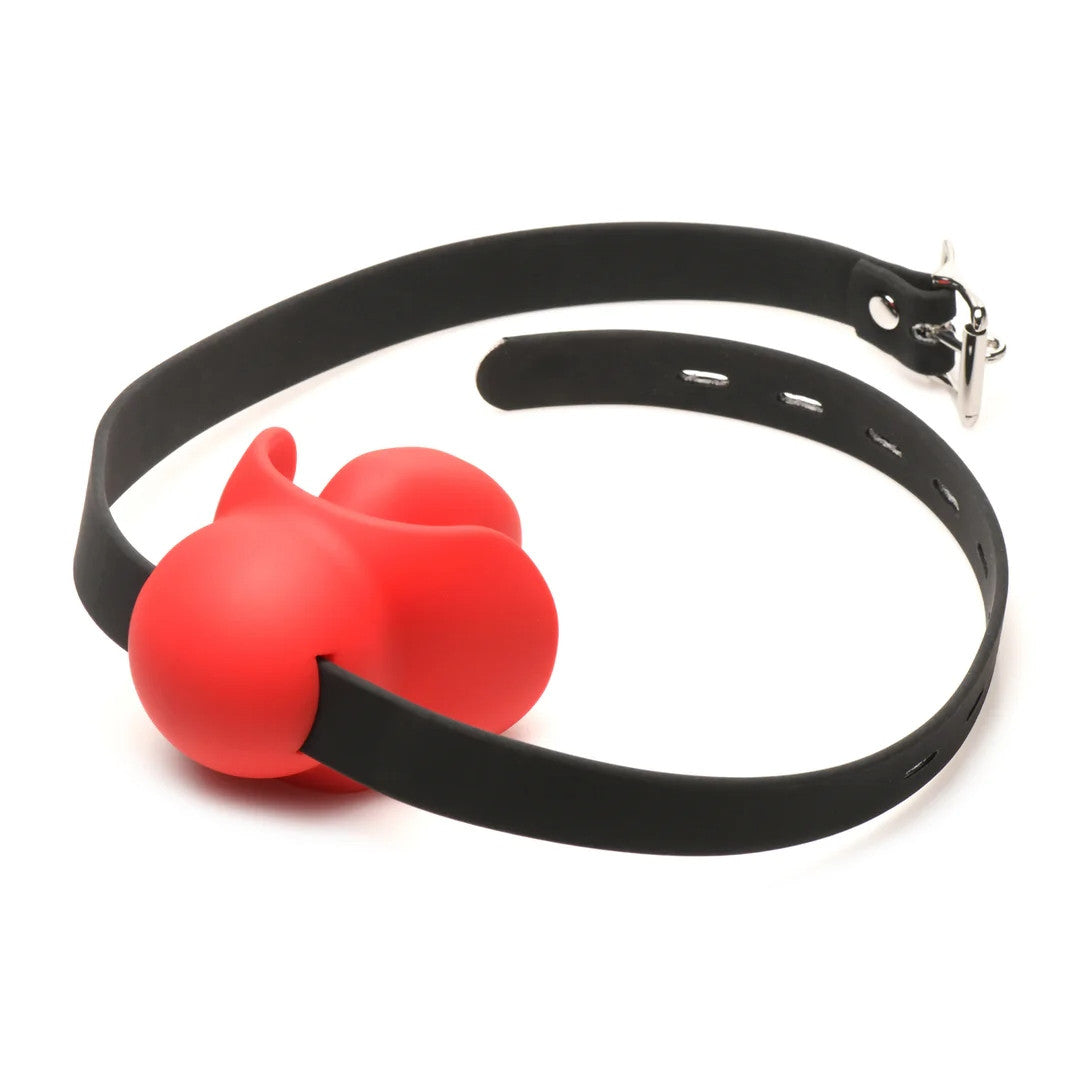 Ball gag large size adjustable silicone accessory bdsm Master series