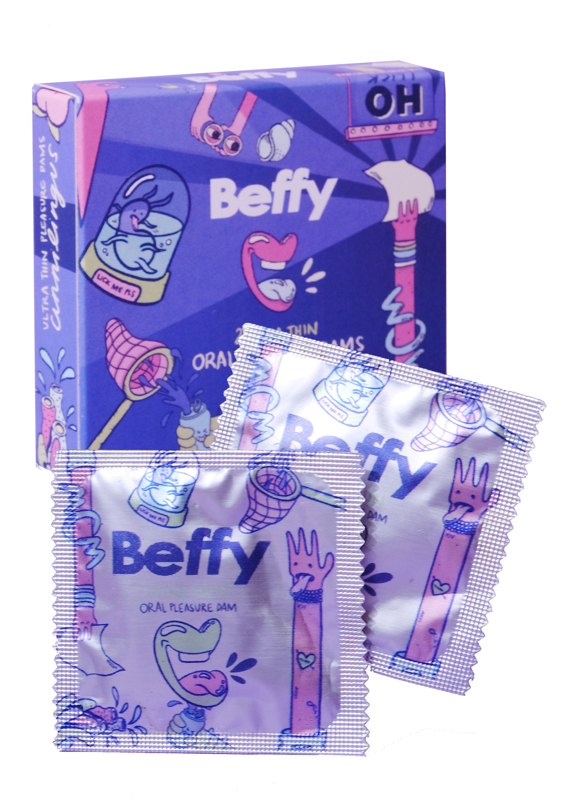 Oral barrier oral beffy dam dental 2pcs