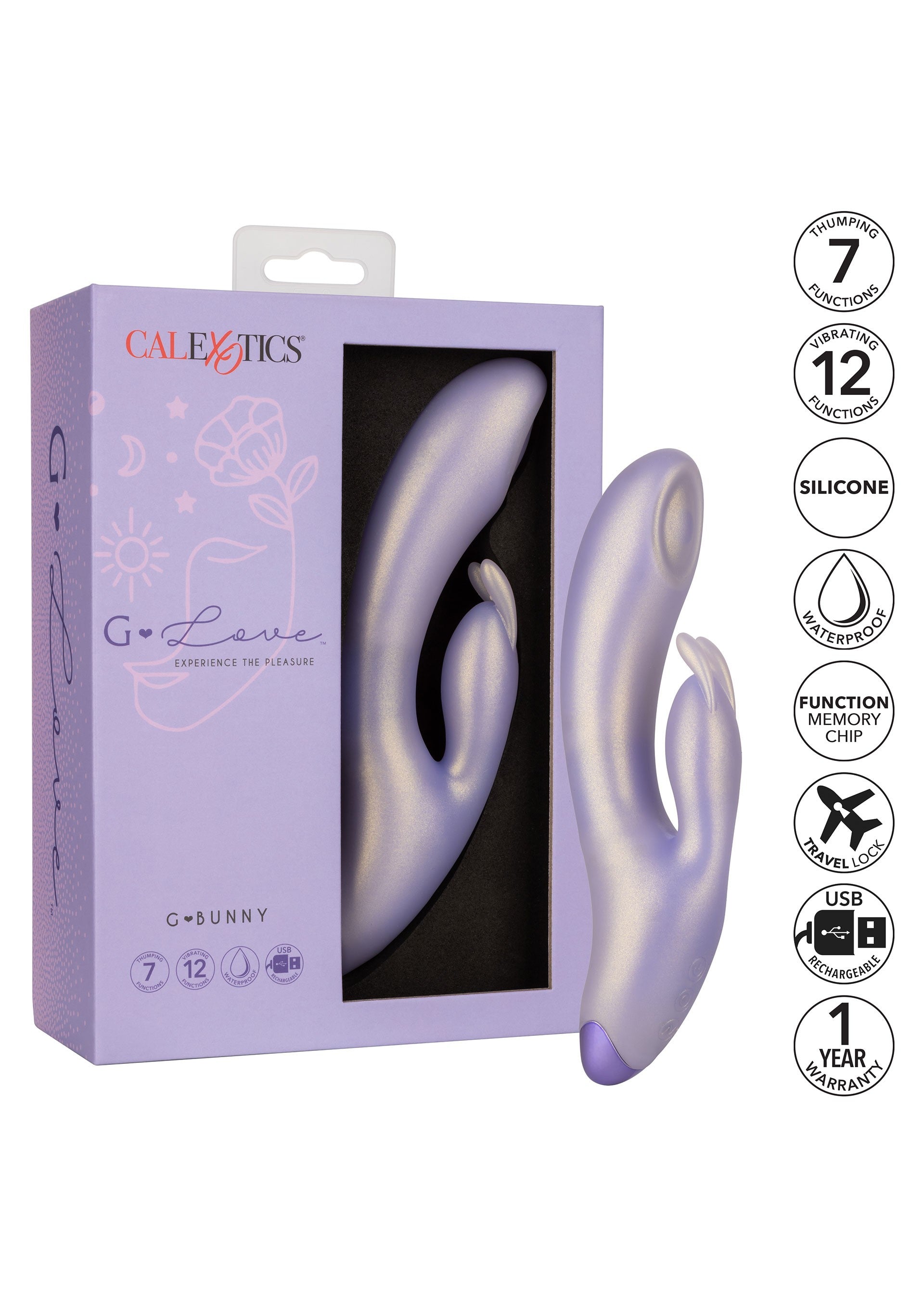 Rabbit Vaginal Vibrator G-Spot Stimulator G-Love G-Bunny