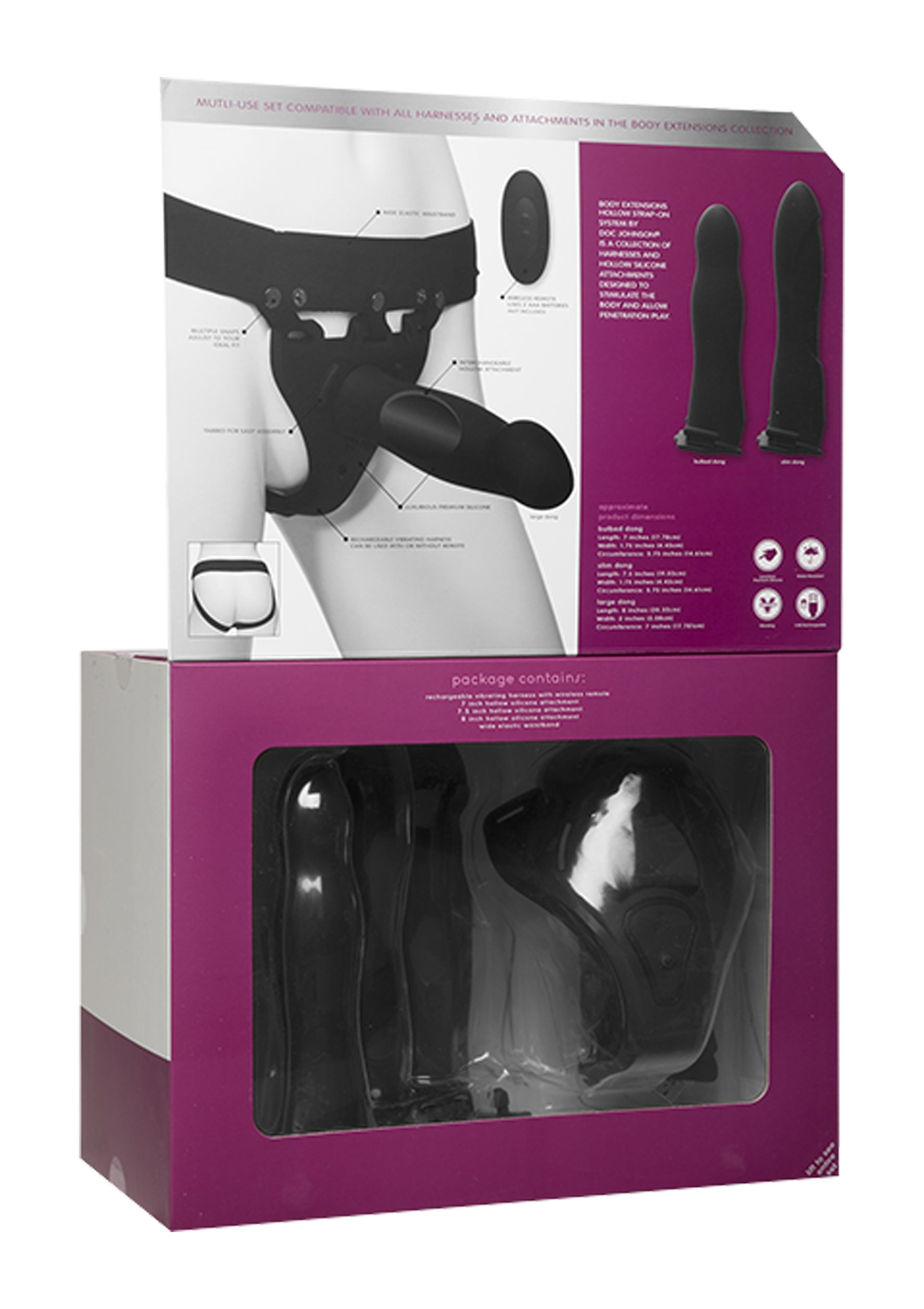 Wearable Vibrator Body Extensions Kit - Be Naughty