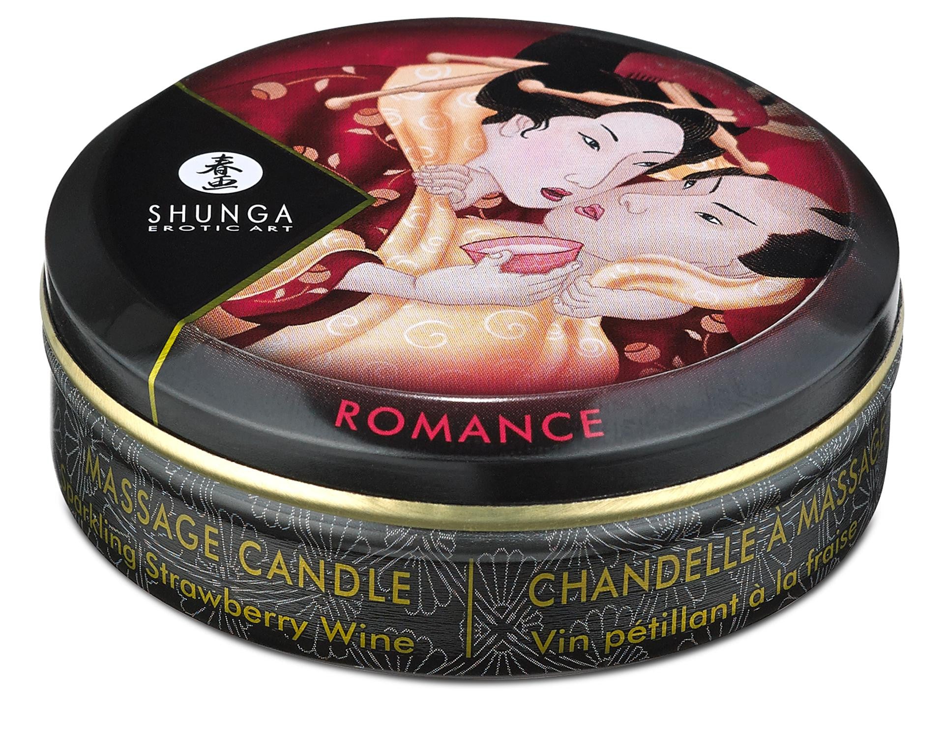 Romance shunga massage candle
