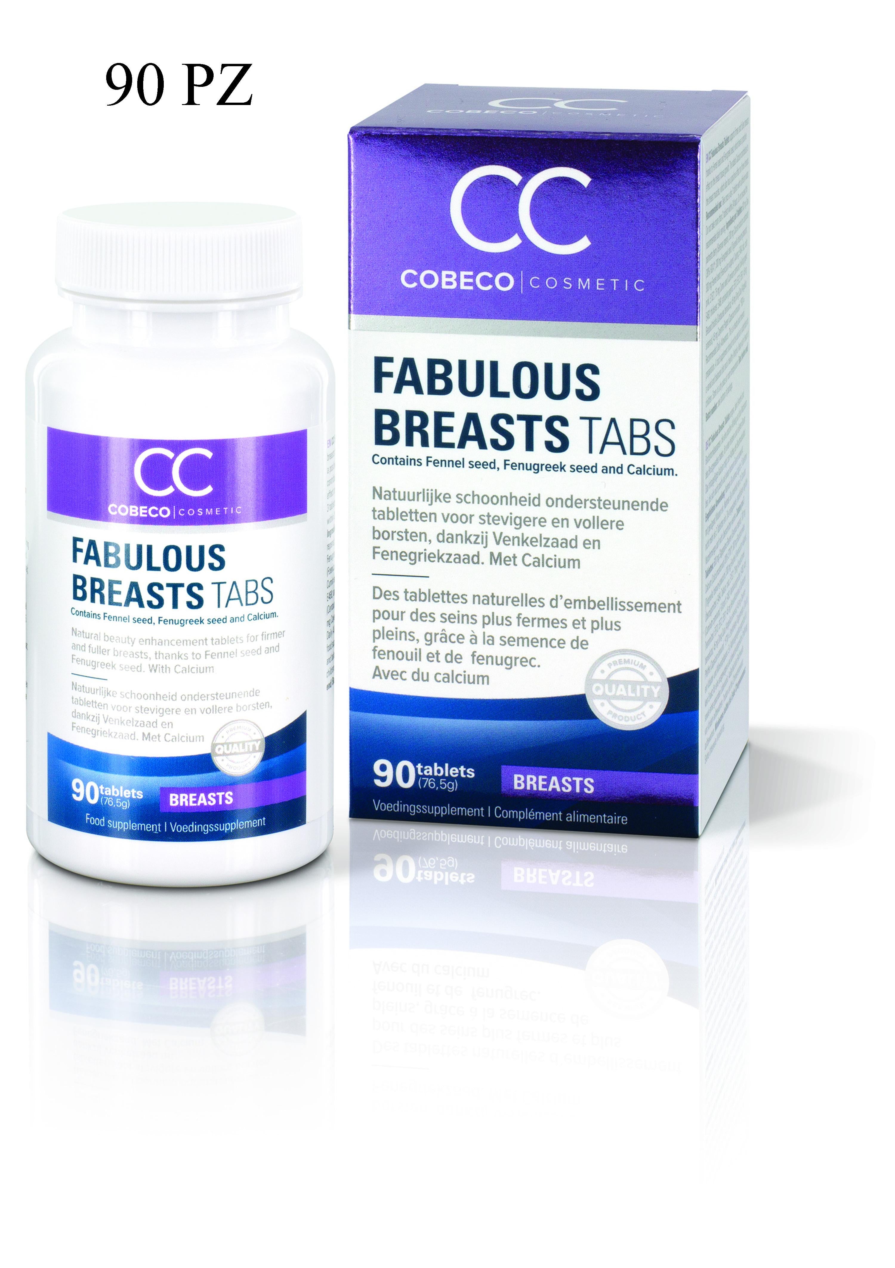 Cc Fabulous Breasts Caps 90pcs breast volumizing tablets