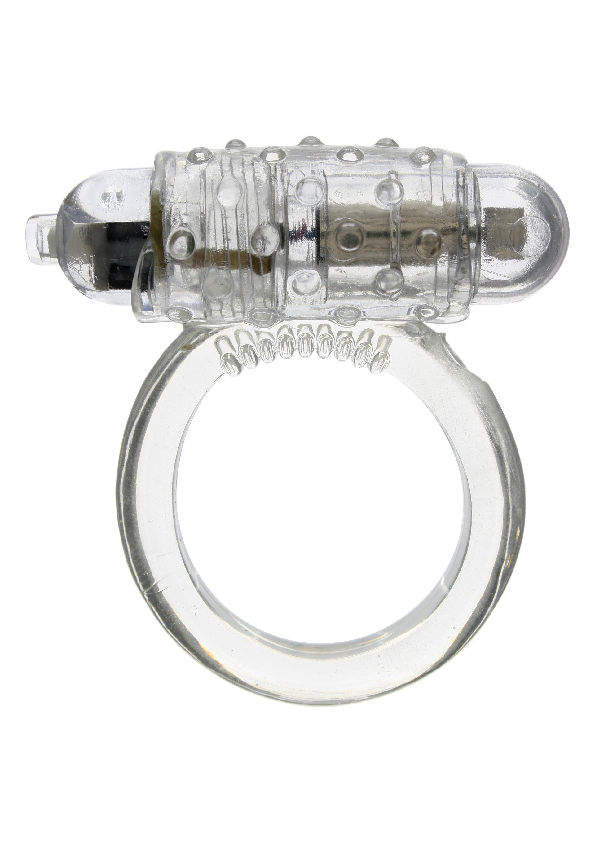 Transparent Vibrating Cockring Silicon