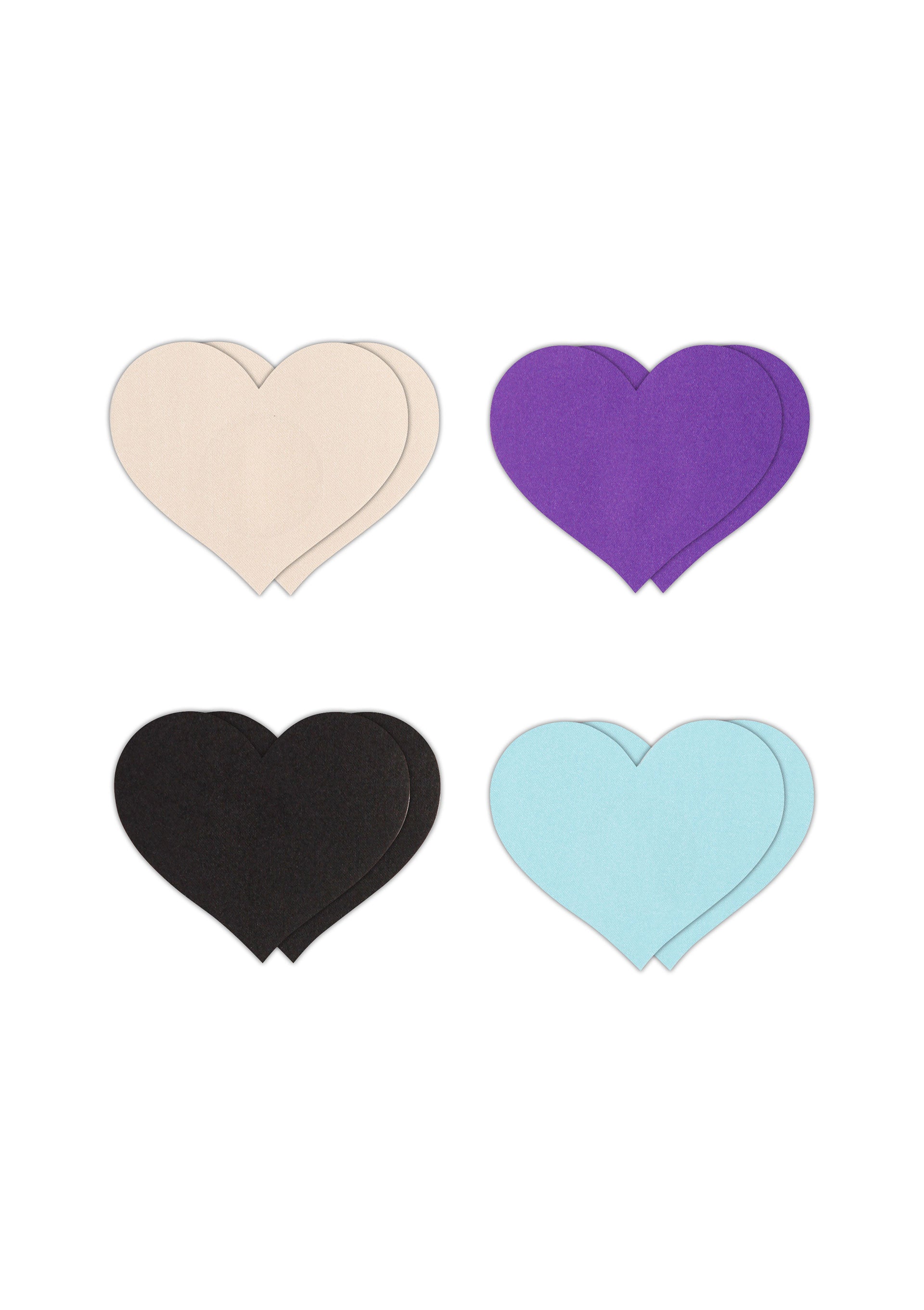 Heart Shaped Nipple Covers Pasties Heart I Assorted 4 Pair