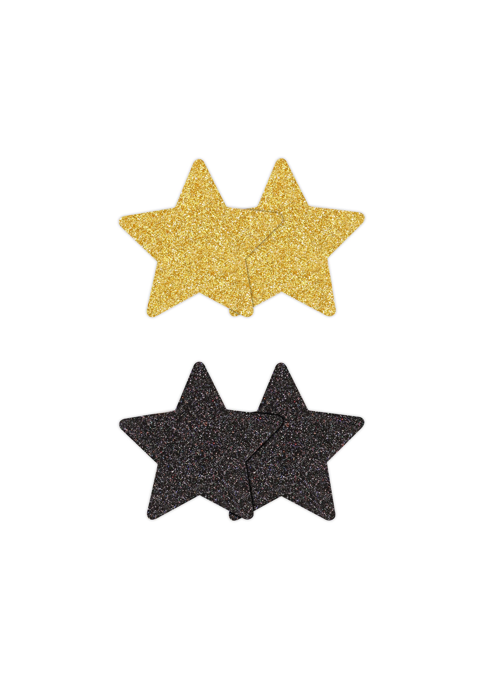 Copricapezzoli a forma di stella Pasties Glitter Stars 2 Pair