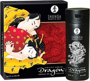 Shunga Dragon Virility Stimulating Lubricant XXL Penis Gel Cream for Better Erection 60ml