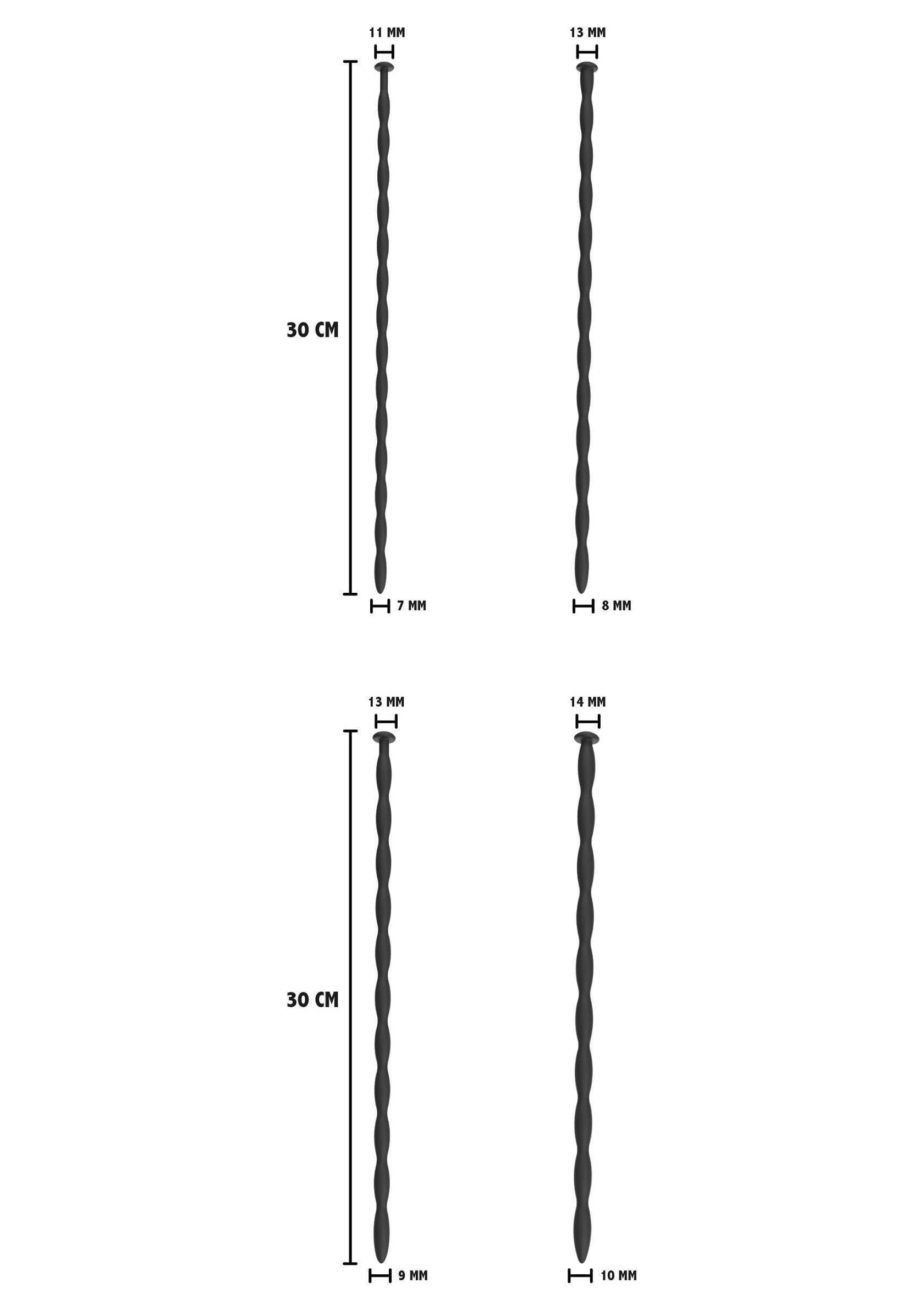 Urethral dilator Penis Dilator Set Large 4 pcs