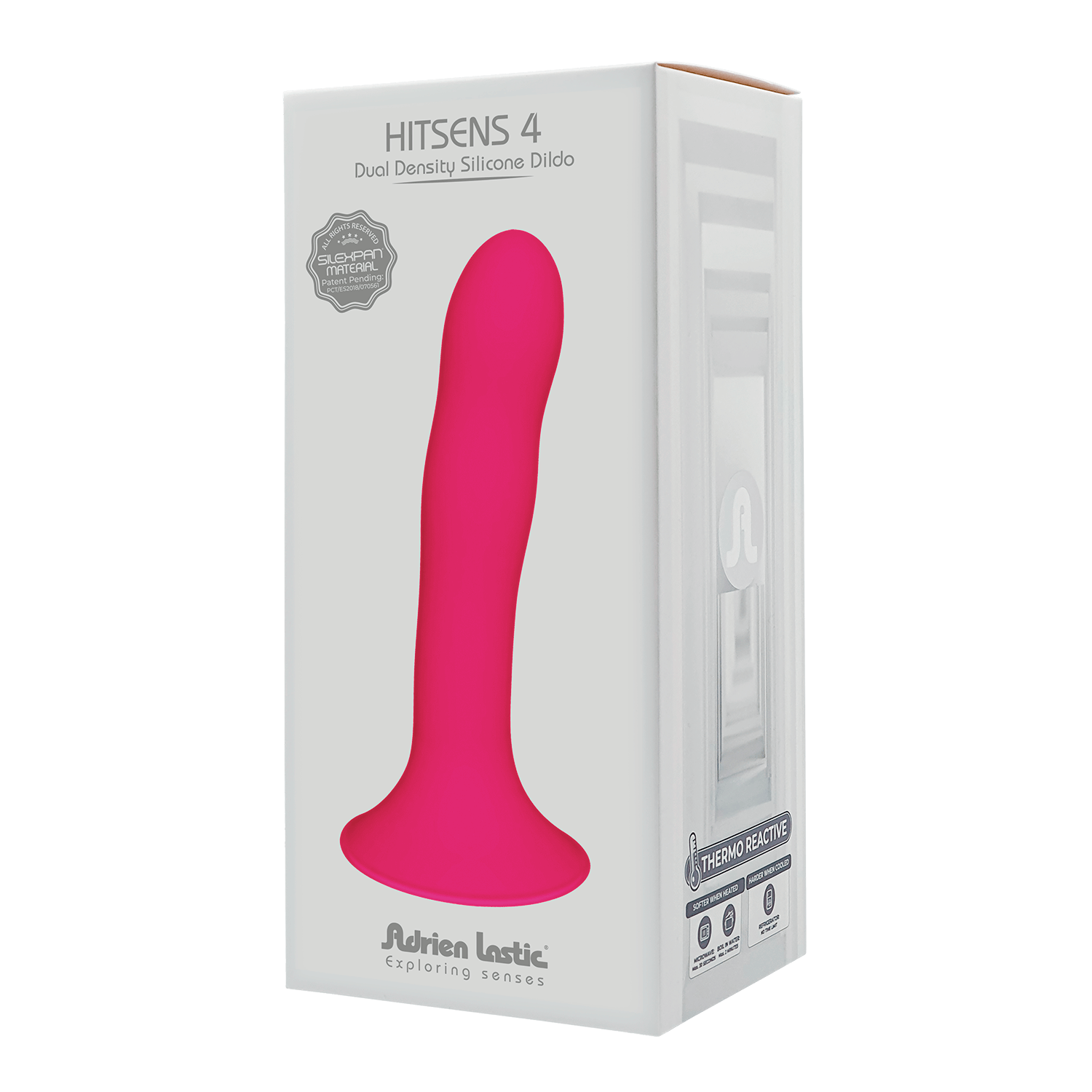 Hitsens 4 Fuchsia Suction Cup Dildo