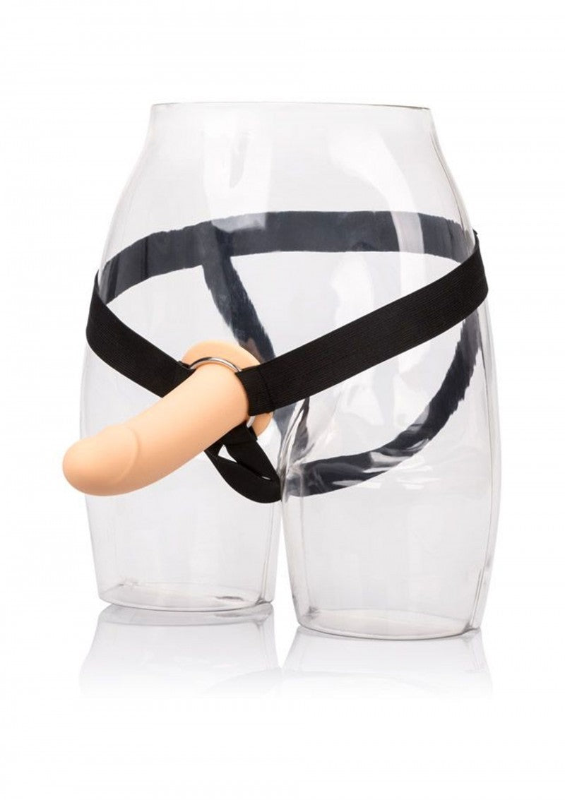 Wearable dildo penis sheath Realistic phallus vaginal anal strap on phallic extension flesh