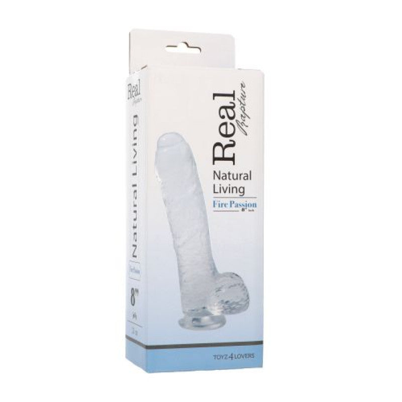 Clear Passion medium realistic dildo