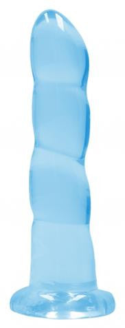 Blue dildo with suction cup Non Realistic Dildo Suction Cup -17 cm