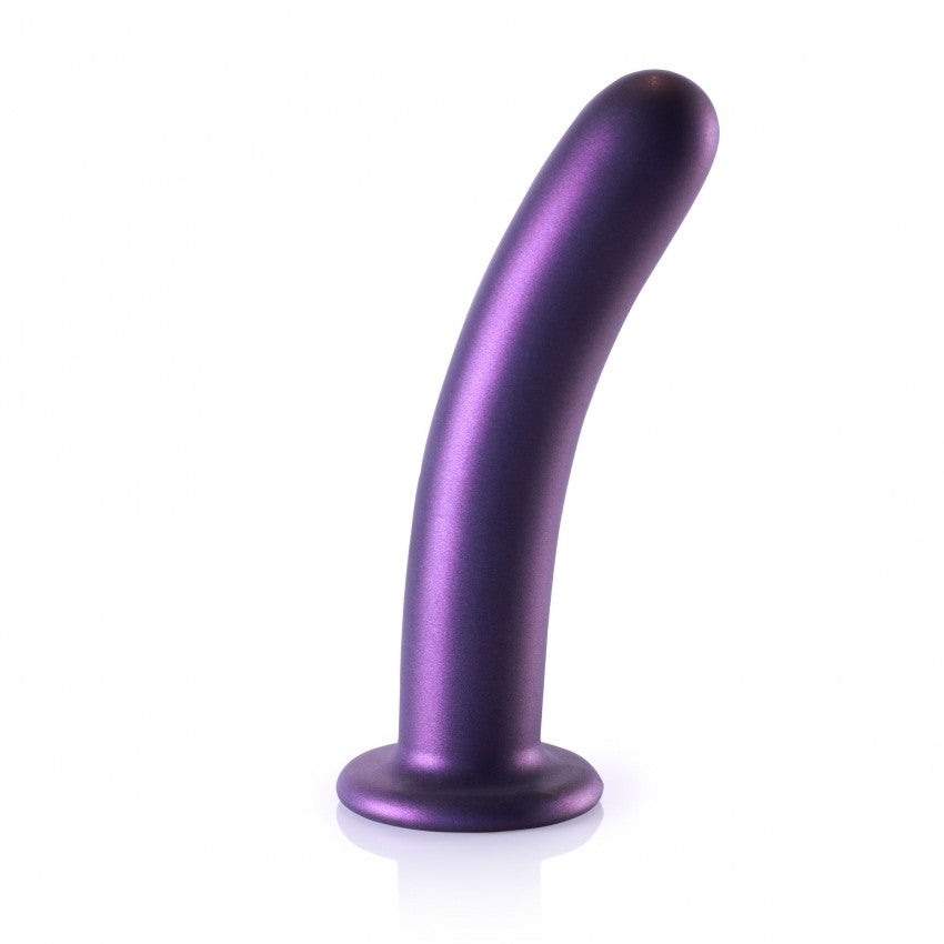 Vaginal dildo with suction cup Smooth G-Spot Dildo 7'' / 17 cm Purple
