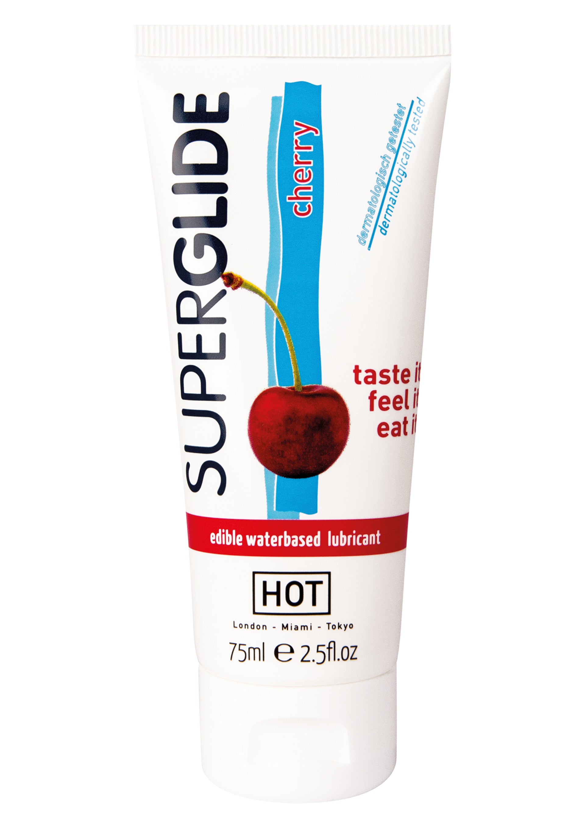 Edibles Superglide Lube 75ml cherry
