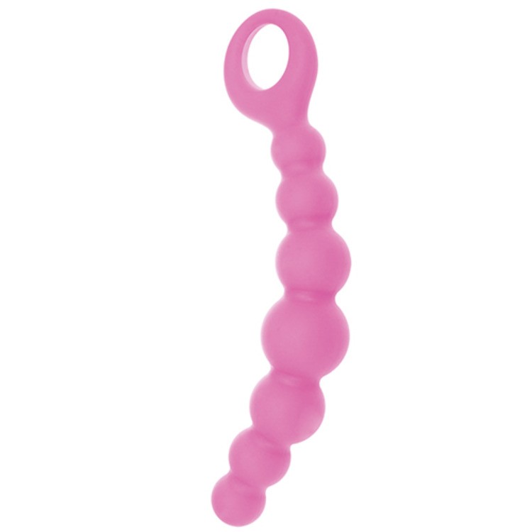 Anal dildo anal Dildo ass silicone caterpillar Pink
