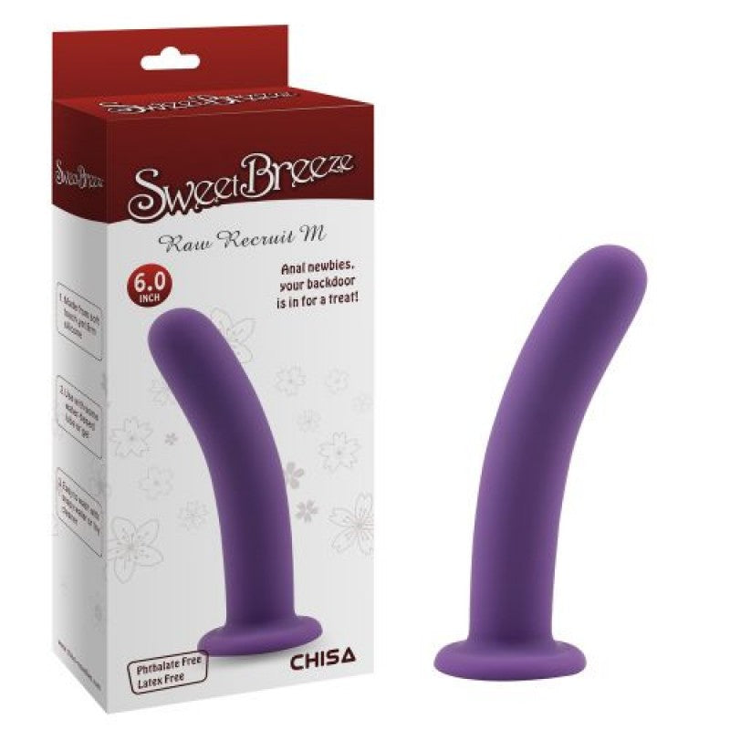 Anal dildo with suction cup Dildo Raw Recruit M-Purple