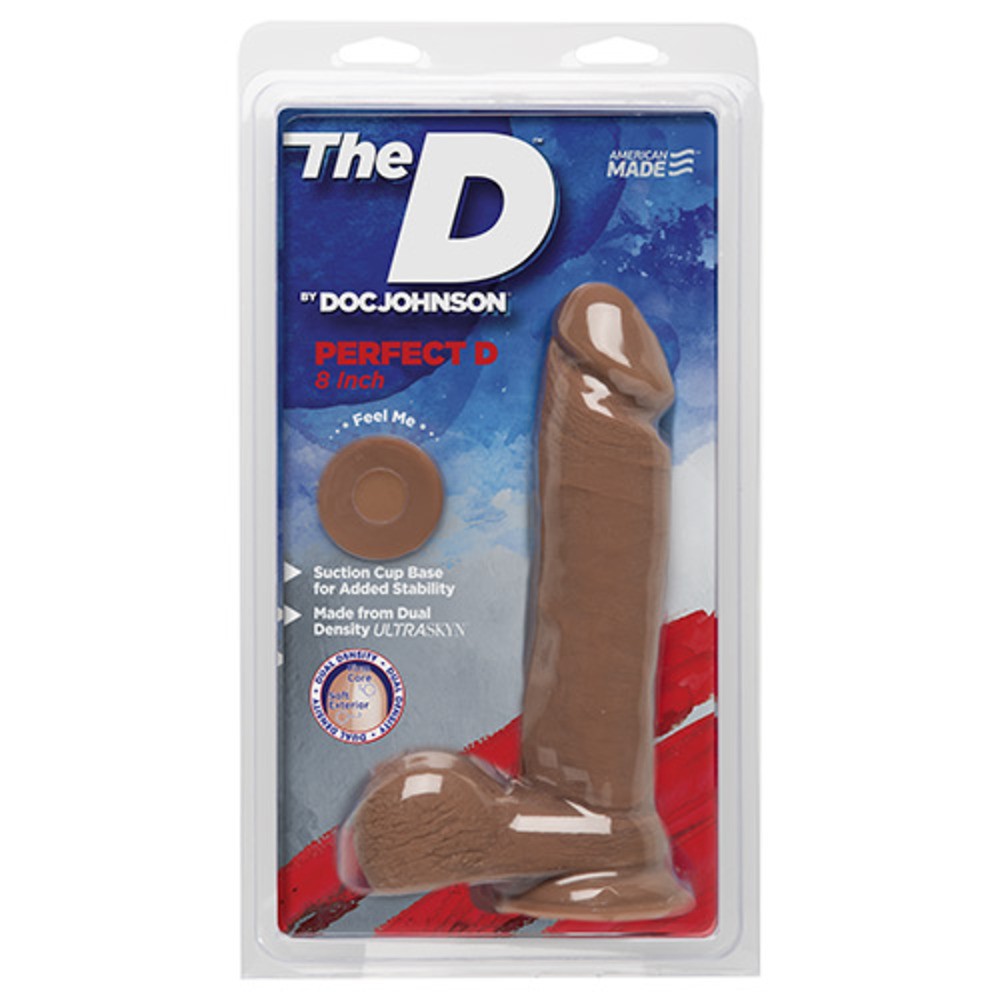 Realistic dildo the D 8 caramel perfect d