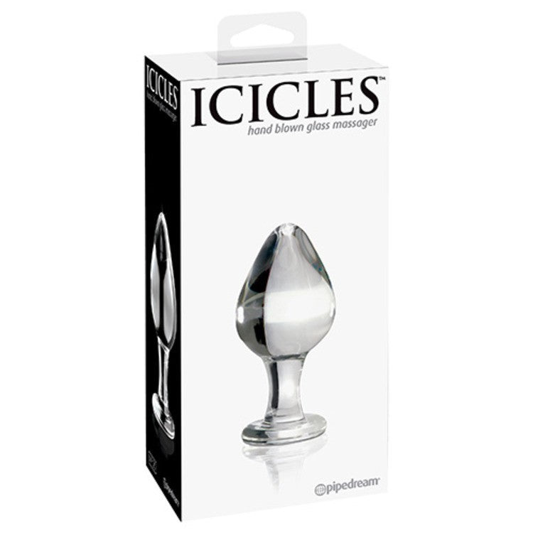 Glass Icicles No. 25 Glass Anal Plug