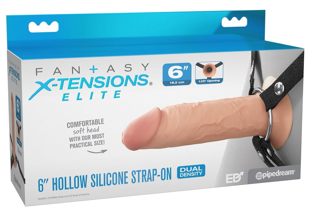 Fantasy x-tensions Elite 6" Realistic Wearable Strap-on Penis