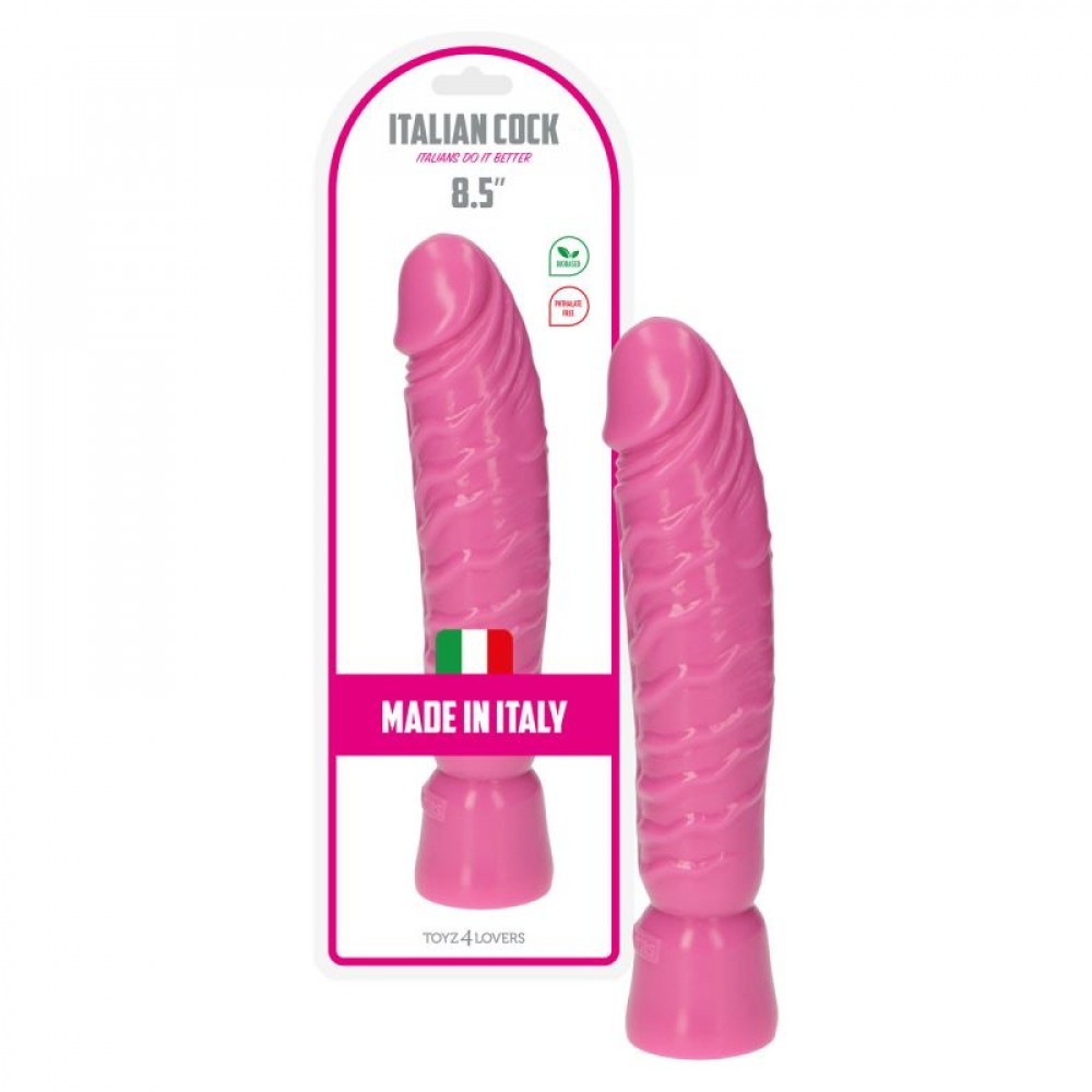 realistic Italian Cock 8.5'' Pink real