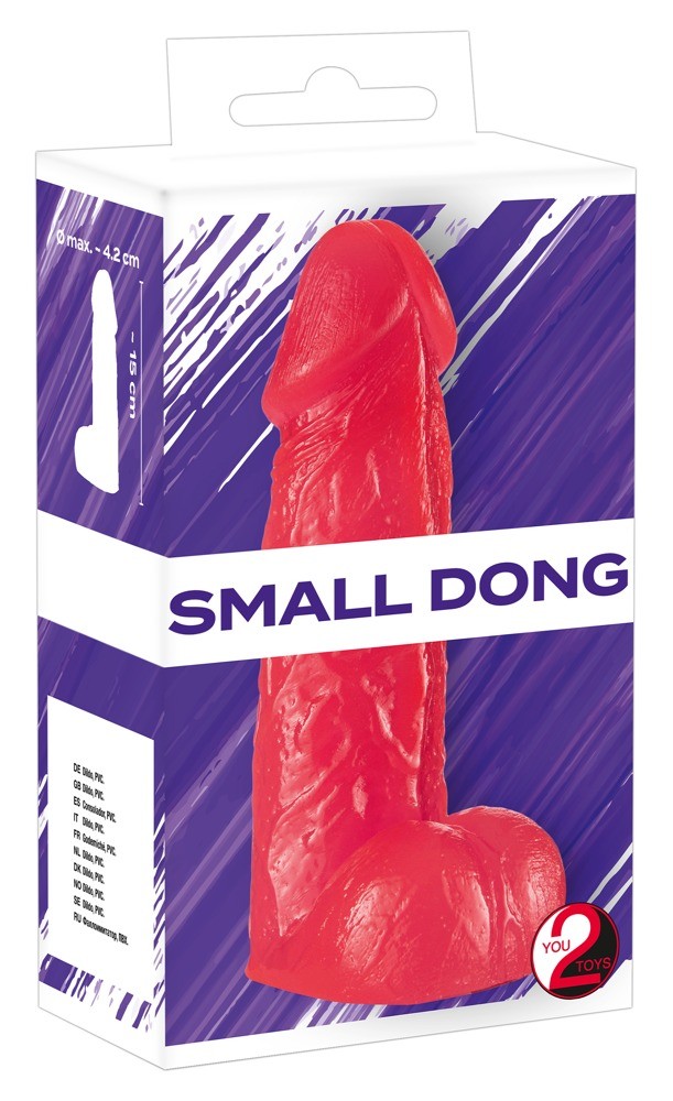 realistic Small Dong red dildo