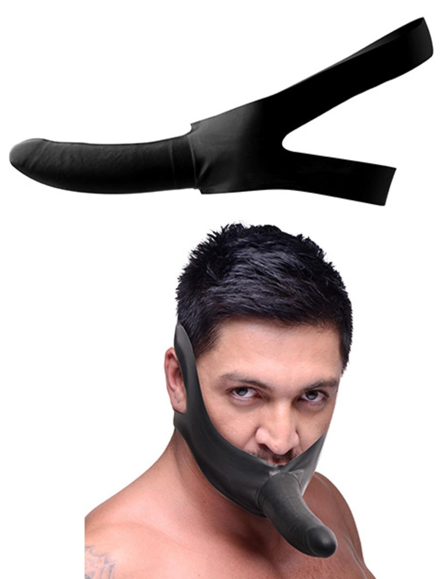 Wearable Anal Vaginal Dildo The Face Strap-on Dildo