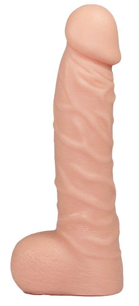 Realistic vaginal phallus with testicles dildo the realistic cock