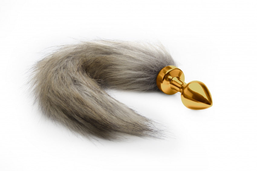 Fox Tail Buttplug - Gold