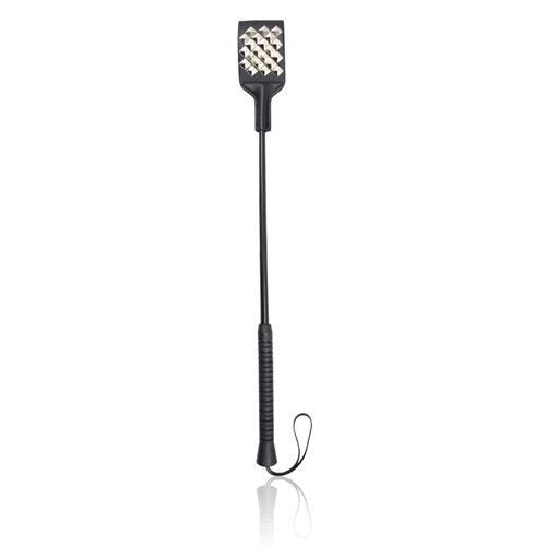 Square spot riding crop black whip bondage black fetish whip spanker spanker sexy