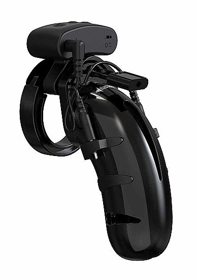 Rechargeable Chastity Cage - Cock Cage with Electro - Black