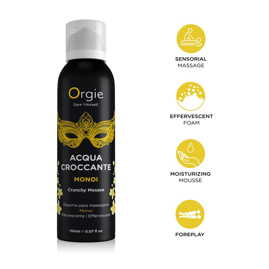 Crunchy Water Massage Foam Gel Orgie 150ml MONOI
