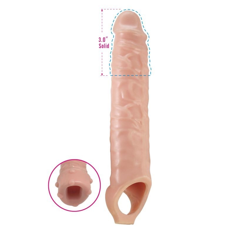 Wearable penis extender with cock ring
