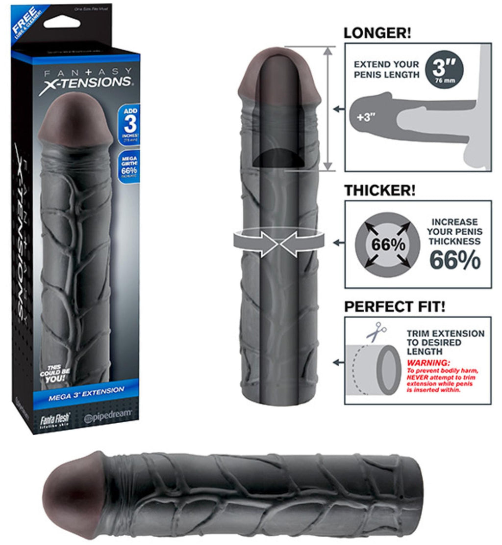 FANTASY X-TENSIONS MEGA 3 EXTENSION WEARABLE SHEATH BLACK