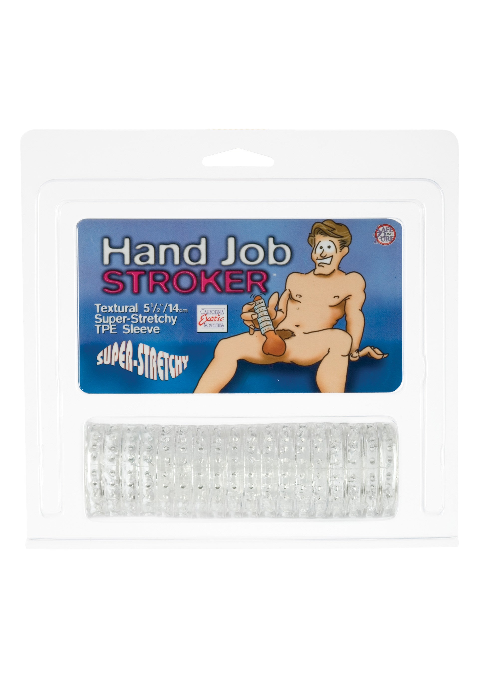 Masturbator Hand Job Stroker Clear
