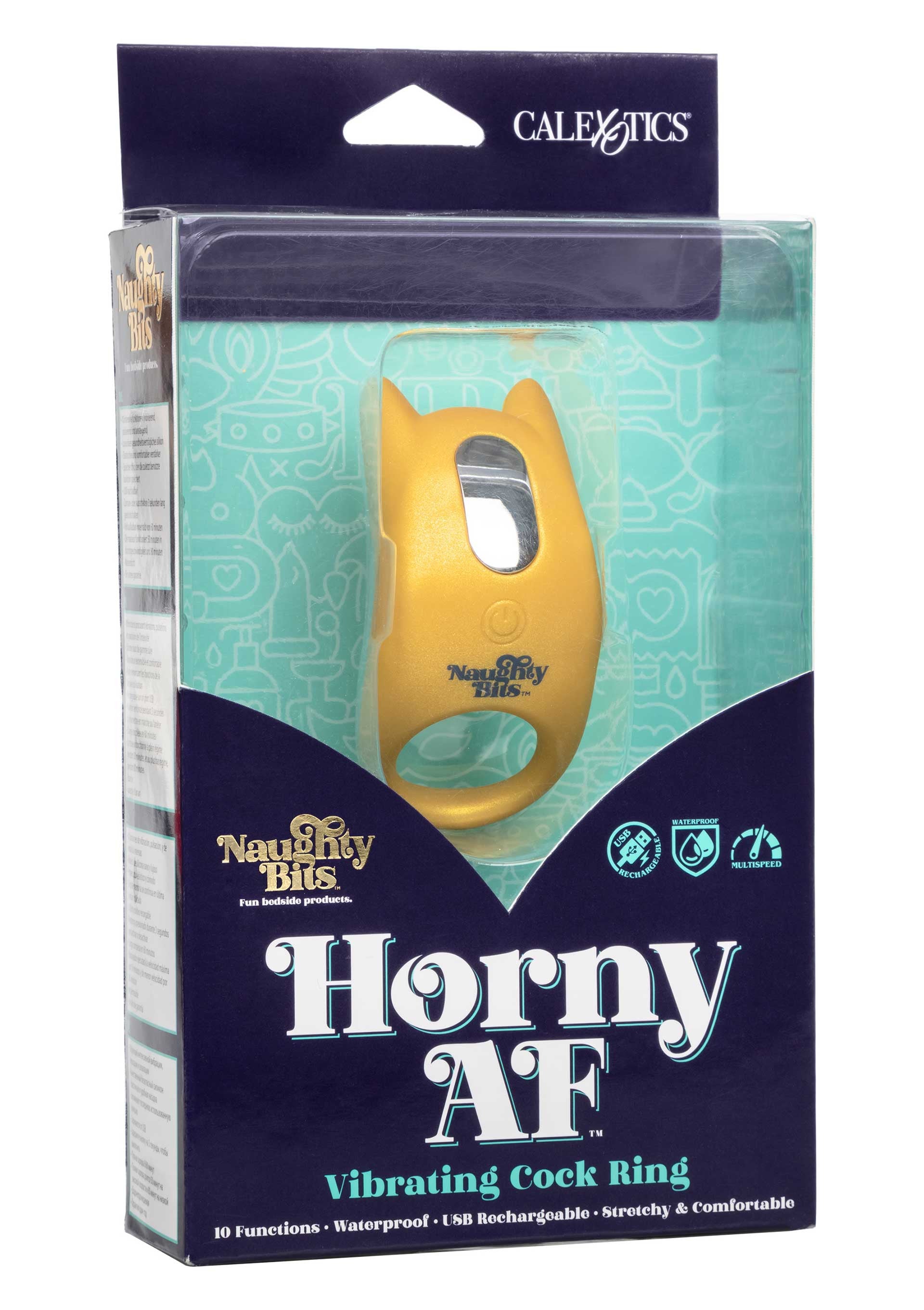 Horny AF Vibrating Cock Ring Silicone