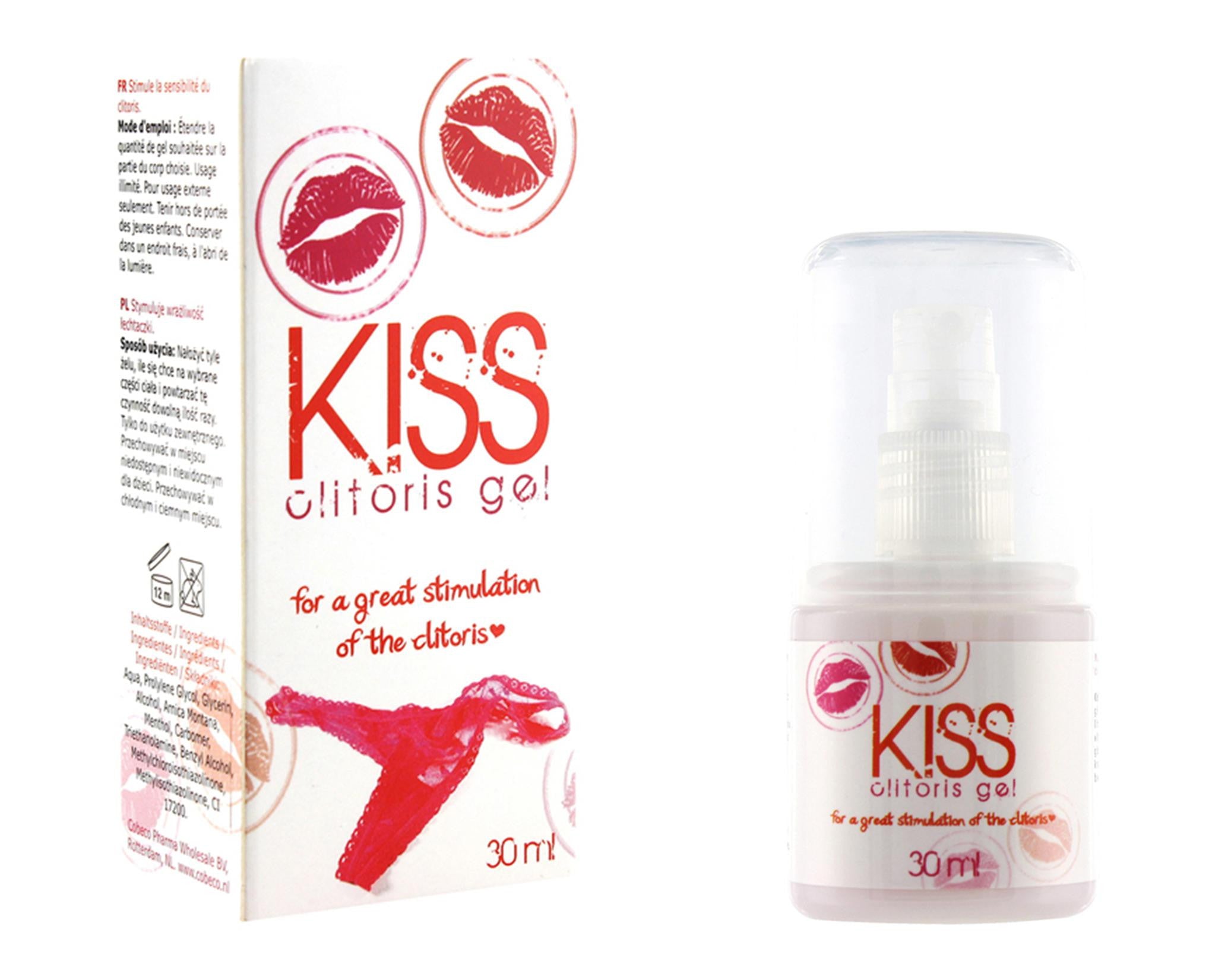 Kiss Clitoris Gel 30ml women's warming intimate gel