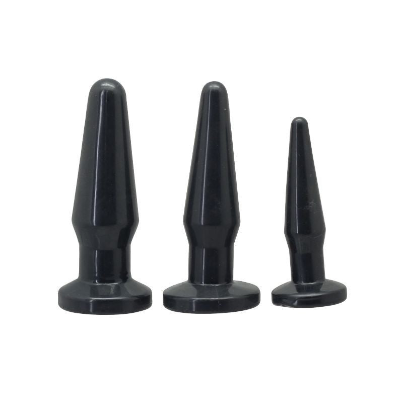 Anal plug sex toys black mini medium maxi dildo black anal plug sex toys