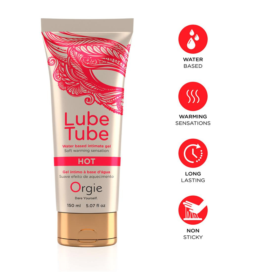 Orgie Lube Hot Water-Based Lubricant 150 ml