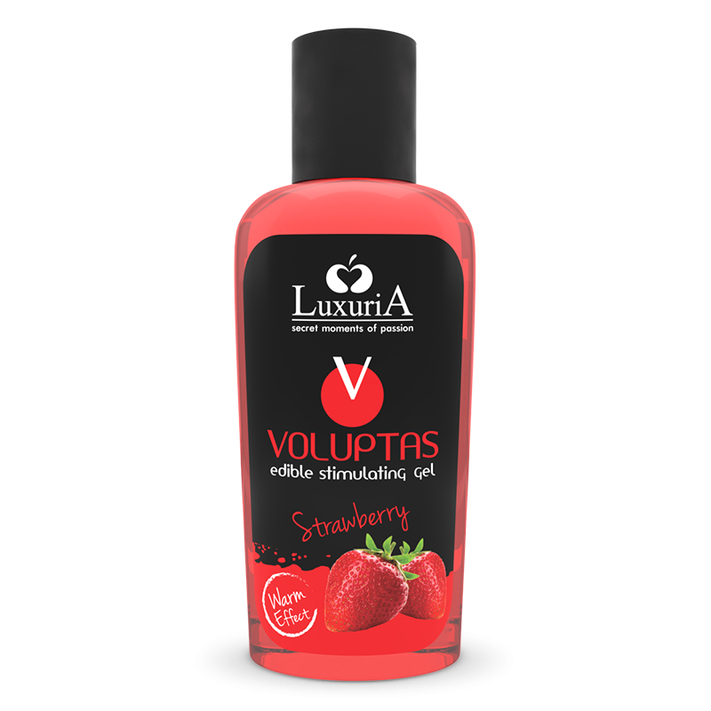 Lubrificante  alla fragola voluptas effetto caldo 100 ml