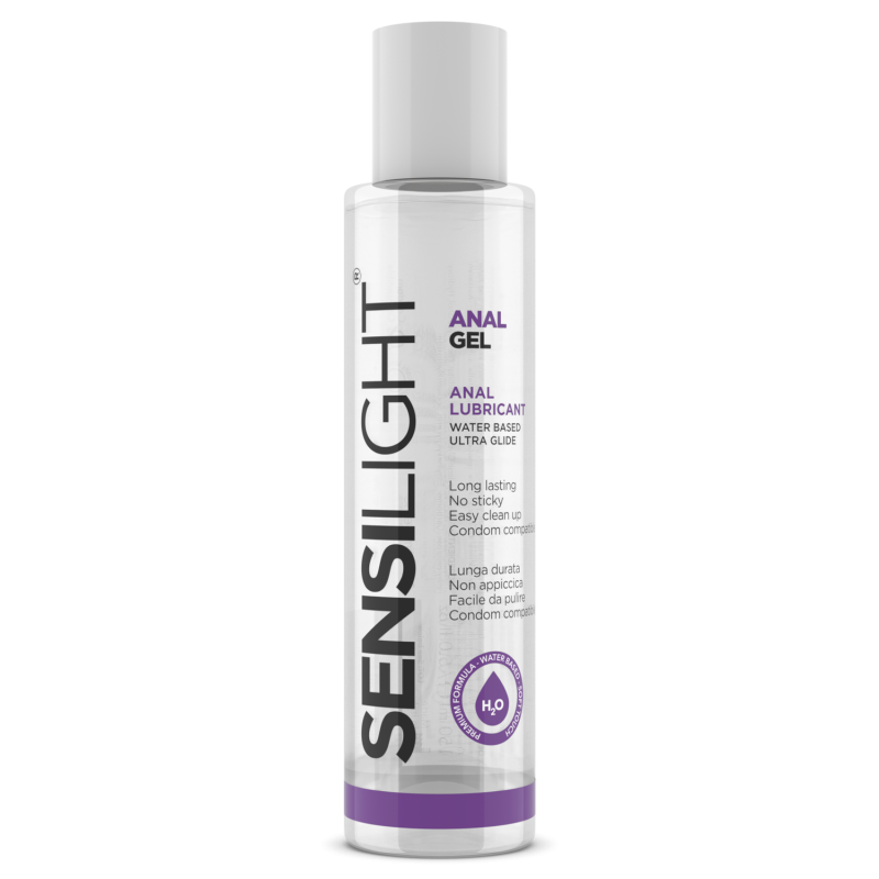 Sensilight anal gel, water-based anal lubricant, 150 ml