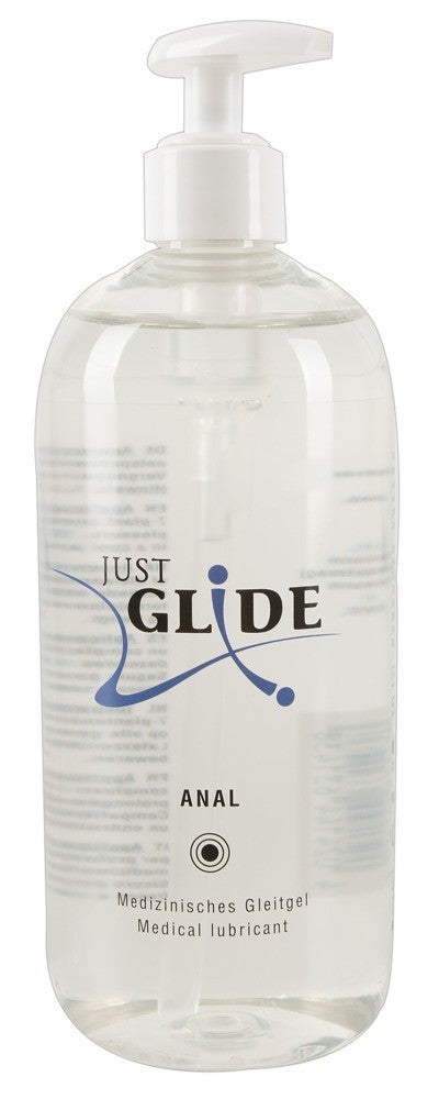Just glide gel anal lubricant 500 ml water