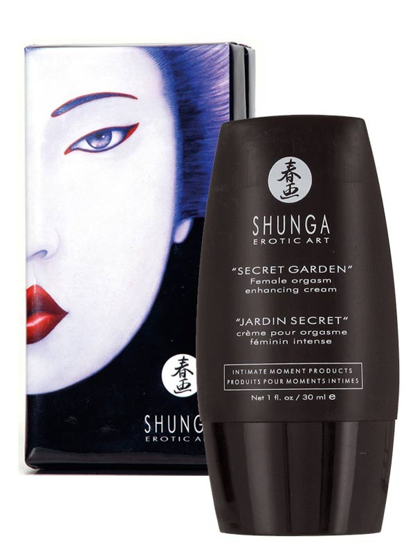 Shunga Secret Garden 30ml Lubricant Gel Cream Vaginal Sex Intimate Clitoral Stimulator