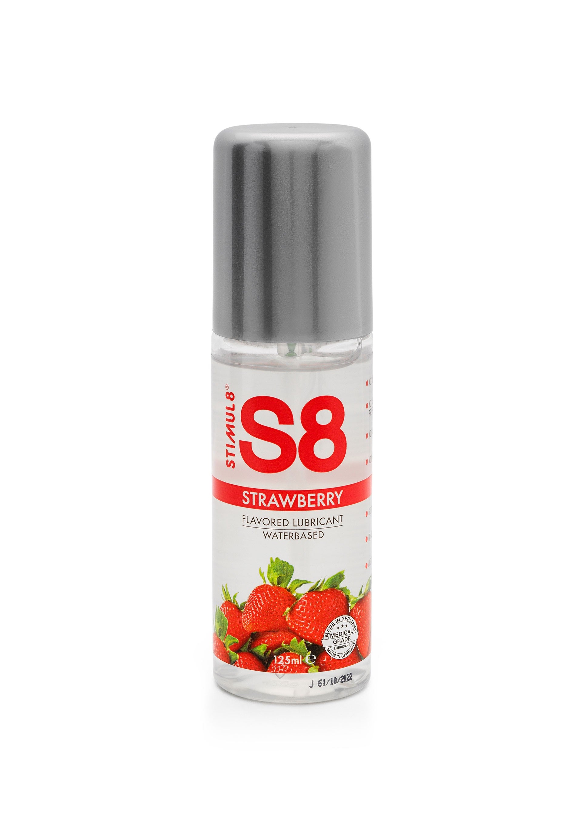 Intimate Lubricant 125 ml Strawberry S8 WB Flavored Lube