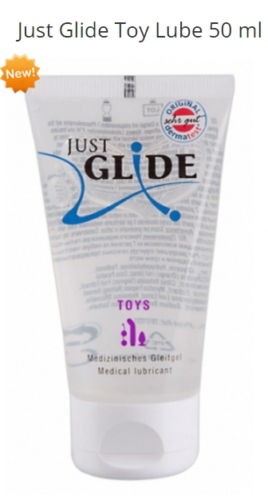 Lubricate sexually with a special gel for anal and vaginal sex toys. Just Glide Toys