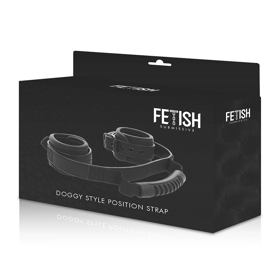 Handcuffs FETISH SUBMISSIVE CUFFS WITH PULLER