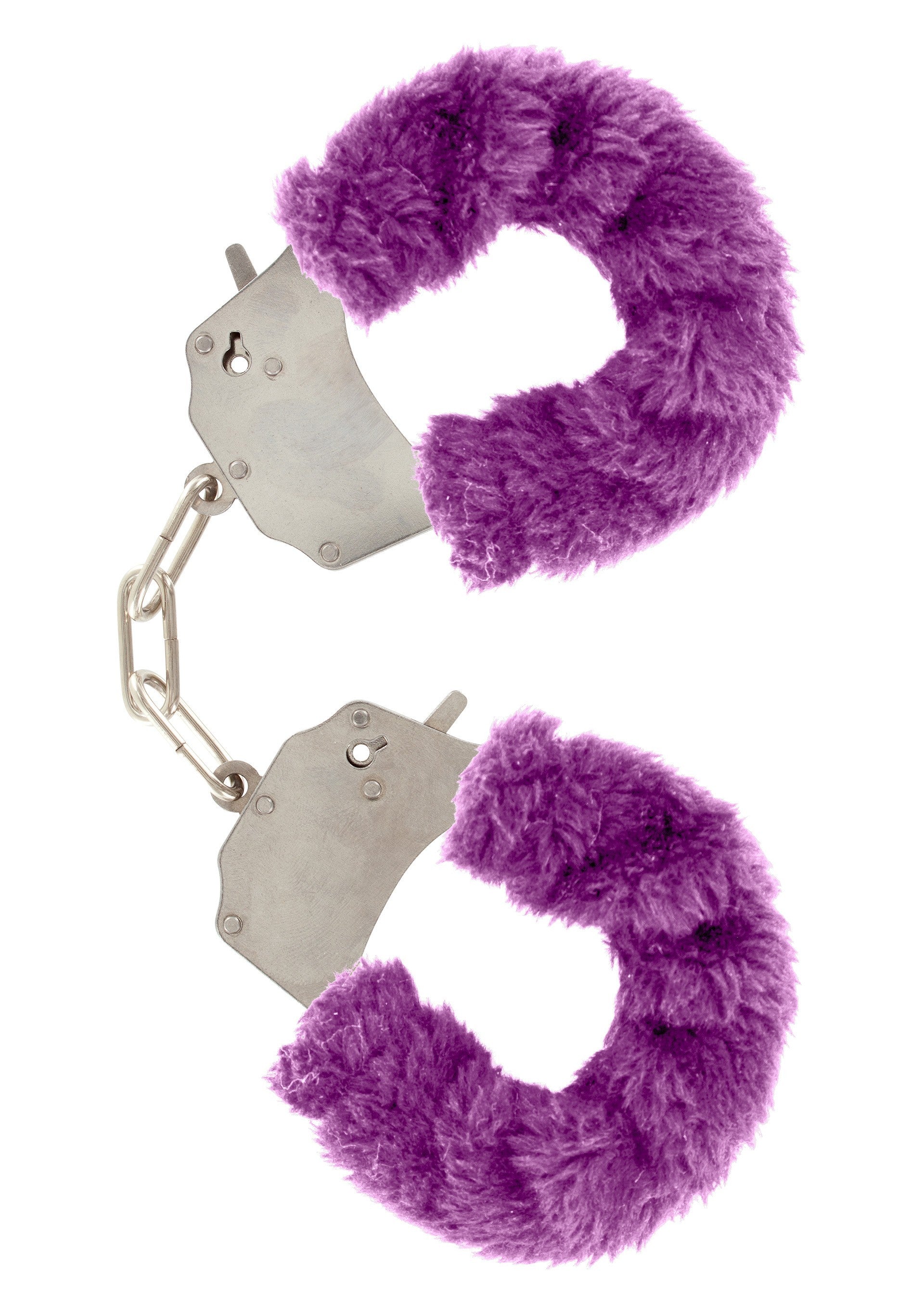 Furry Fun Cuffs purple handcuffs
