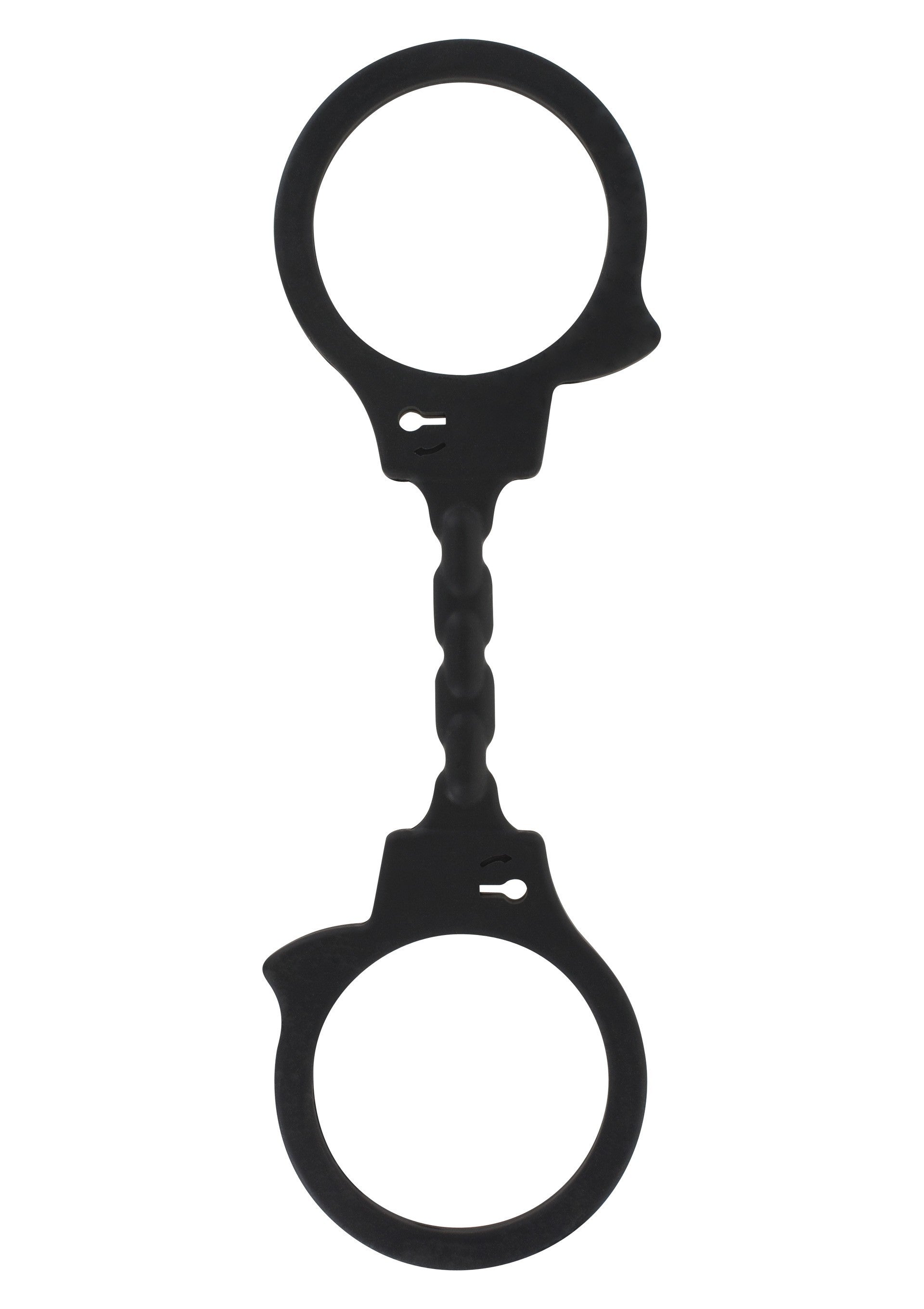Stretchy Fun Cuffs Sexy Silicone Handcuffs Black