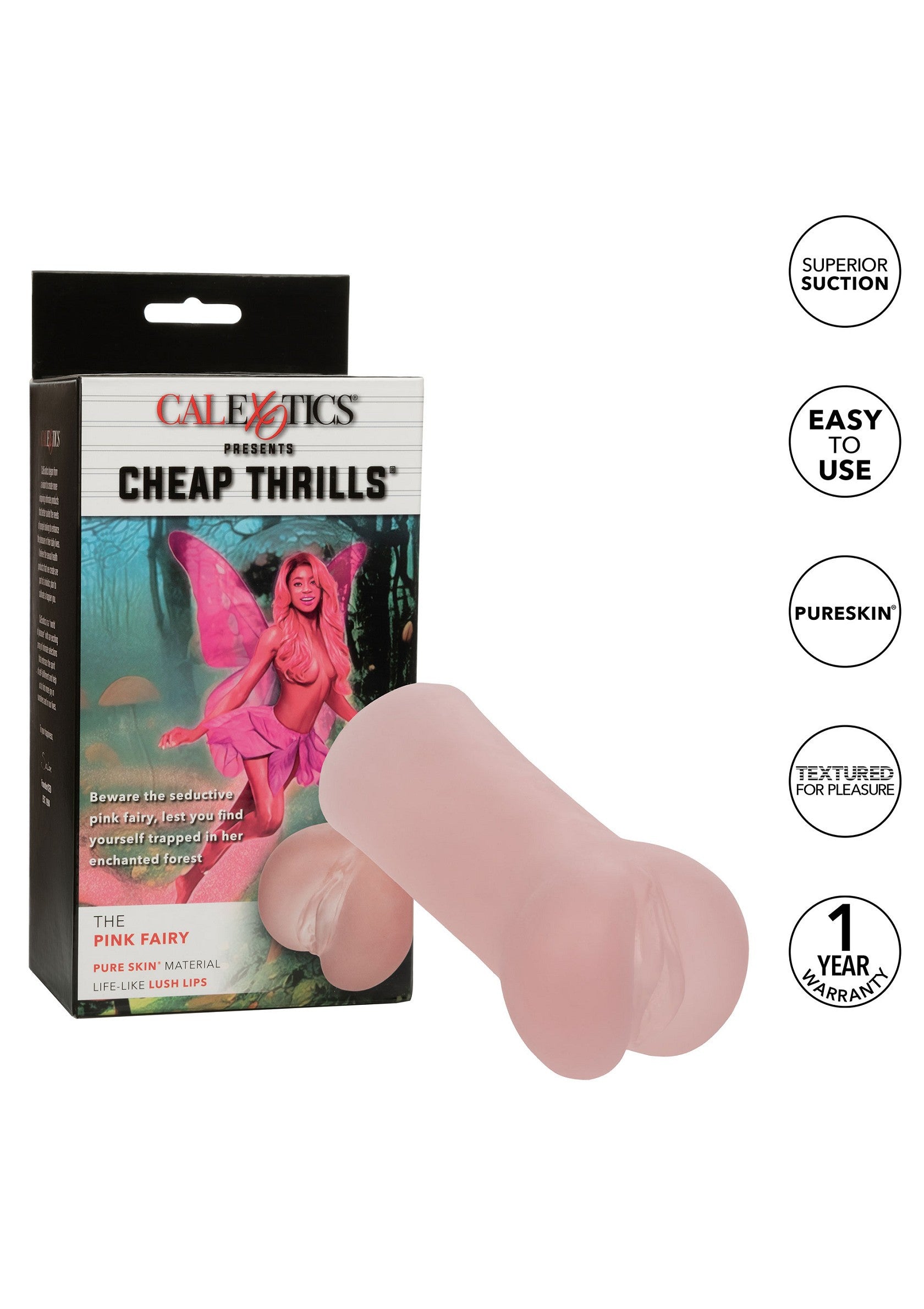 Cheap Thrills The Pink Fairy realistic vagina male masturbator