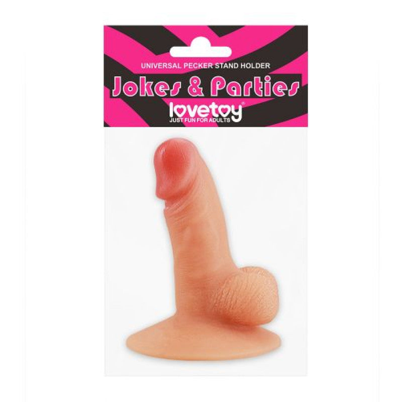 Mini Dildo with Suction Cup Gadget Pecker Holder