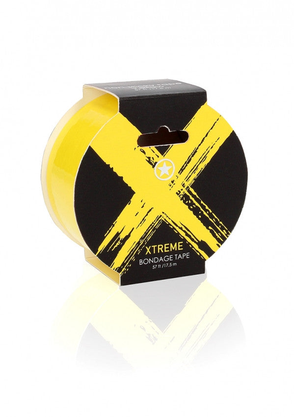 Bondage tape Ouch! Xtreme Bondage Tape 17.5 m Yellow non sticky