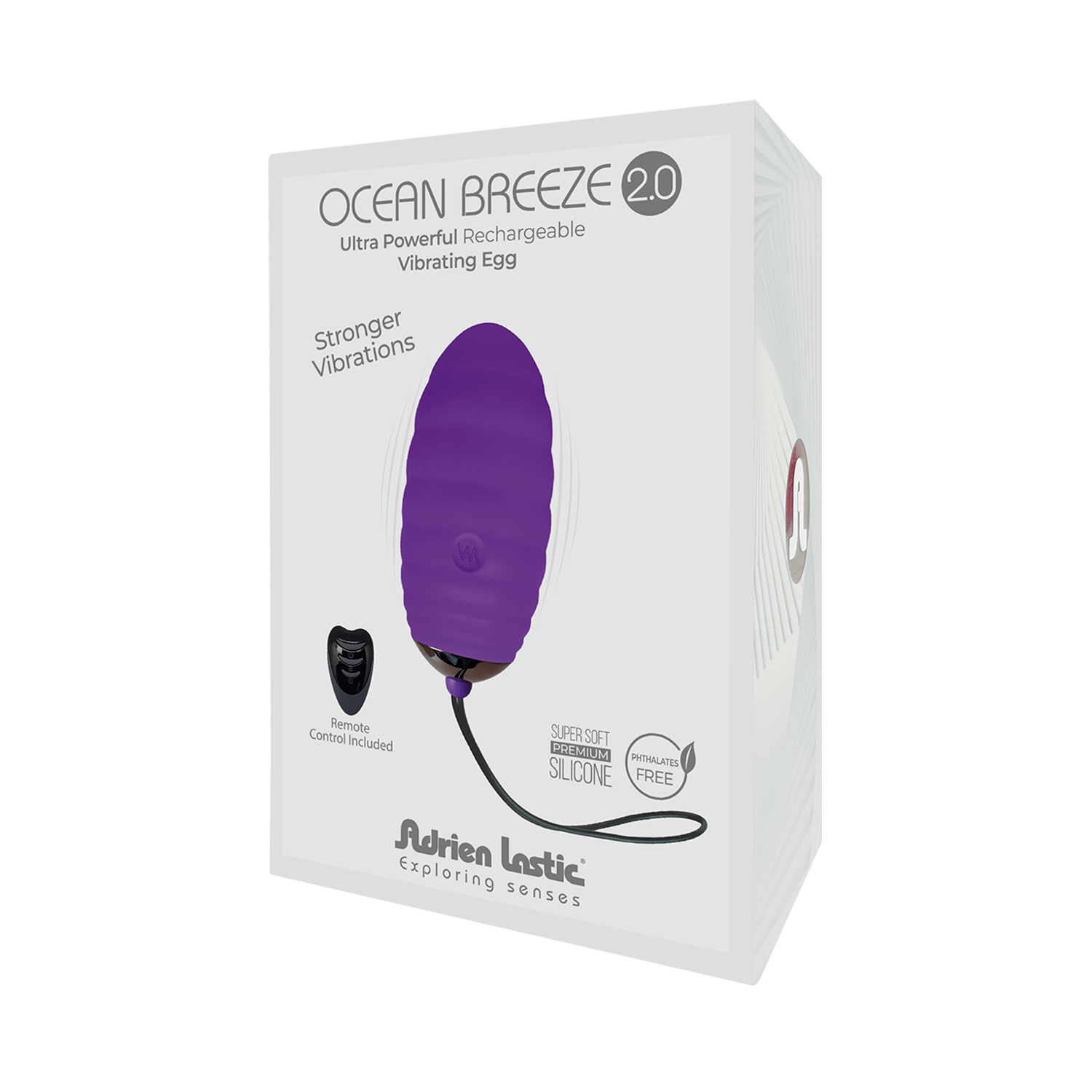 Ocean Breeze 2.0 + LRS purple vibrating vaginal egg